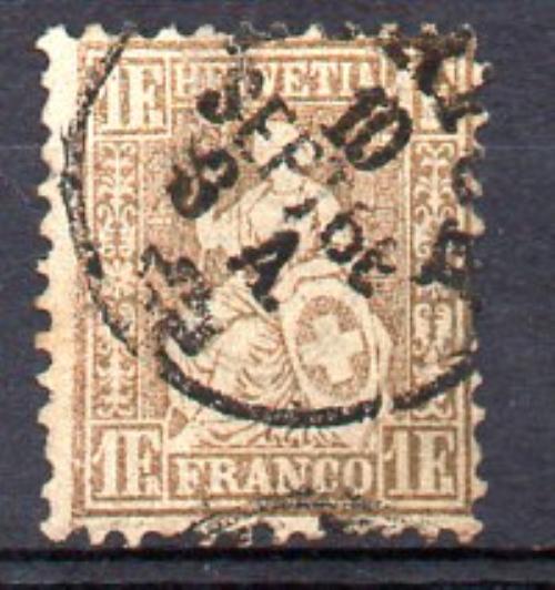 Suiza Año 1862 Nº 41a (o)